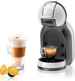 Espressor Krups KP123B10 NDG MINI ME, 1500 W, 15 bar, 0,8 l, Compatibil cu capsulele NESCAFÉ® Dolce Gusto®, Functie XL, ECO, Gri