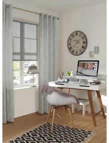 Draperie gri deschis din jacquard 140x245 cm Gingko – Sehlbach