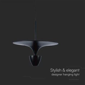 Lustră LED pe cablu LED/9W/230V 3000K negru