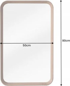 Oglinda decorativa cu rama din lemn Amsterdam 80cm