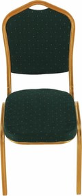Scaun stivuitor,  verde / vopsea aurie, ZINA 3 NOU