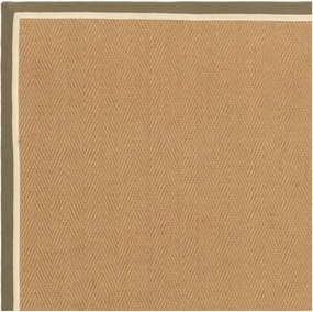 Covor kaki/în culoare naturală reversibil, țesut manual din iută 120x170 cm Bordo Herringbone Khaki – Asiatic Carpets