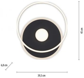 Plafonieră LED dimabilă JUST LIGHT. 15046-18 DOMINO LED/26,5W/230V