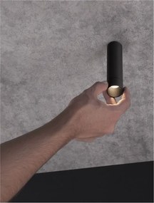 Spot LED aplicat design minimalist DOC 5W negru