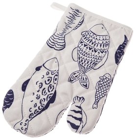 Mănușă de bucătărie impermeabilă Pești, 17 x 27 cm