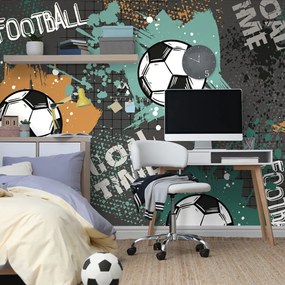 Tapet minge de fotbal în design modern