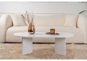 Masă de cafea NEL albă