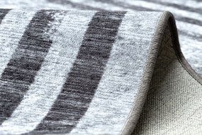 MIRO 51325.805 covor lavabil Geometric, linii anti-alunecare - gri - SECUNDAR-COTATI PRODUSUL