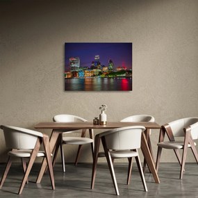 Tablou pe sticlă - Londra seara (70x50 cm)