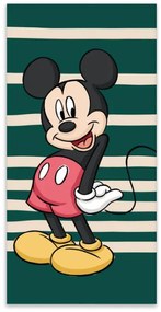 Disney Mickey Green prosop de baie, prosop de plajă 60x120cm