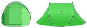 Cattara Cort pentru 2 persoane Bovec verde, 245 x 145 x 95 cm