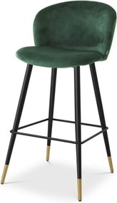 Scaun de bar design elegant LUX Volante, verde inchis 115733 HZ