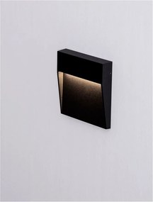 Aplica neagra LED pentru exterior protectie IP54 FEM