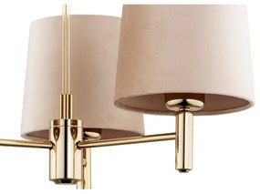 Lustră pe tijă PONTE 3xE27/15W/230V bej Argon 6109