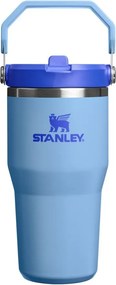 Termos albastru din oțel inoxidabil 600 ml IceFlow™ Flip Straw 2.0 Tumbler Blue Sky – Stanley