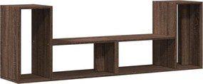 vidaXL Dulap TV, 2 buc., stejar maro, 75x30x50 cm, lemn prelucrat