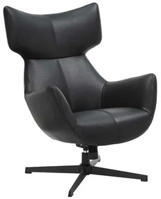 Fotoliu pivotant VOGUE piele sintetica neagra