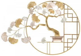 Panou decorativ multicolor din metal, 91,5x3x63 cm, Nippon Mauro Ferretti