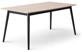 Masă de dining extensibilă cu blat cu aspect de lemn de stejar cu blat suplimentar 90x165 cm Meza – Hammel Furniture