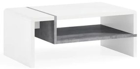 Măsuță de cafea FRED alb/gri