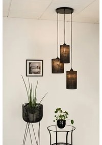 Brilagi - Lustr TUBES 3xE27/15W/230V negru pe cablu
