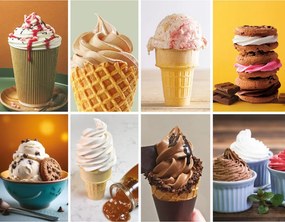 Mașină de înghețată 13-în-1 Ninja CREAMi Scoop & Swirl™ NC702EU, 800 W, 13 programe, manetă cu 3 poziții pentru cornetele de înghețată, CreamiFit, Creamify, 2 cupe de 473 ml, Personalizare, Albastru/Gri