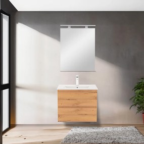 Dulap inferior Vario Forte 60 cu lavoar stejar-stejar