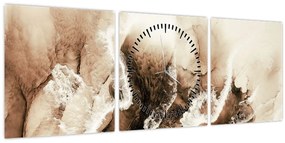 Tablou - Abstract (cu ceas) (90x30 cm)