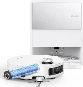 Aspirator robot Dreame Aqua10 Roller RLH31CE-WH, 30.000 Pa, 3,5/4 L, Camere AI, Iluminare LED, Control vocal, Spalare cu apa calda, Alb