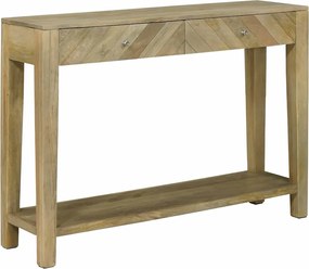 vidaXL Masă de consolă cu sertar cu raft Gri natural 110 x 30 x 80 cm