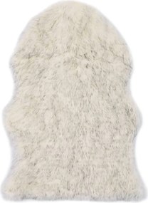 vidaXL Covor, gri melanj, 60 x 90 cm, imitație de blană de oaie