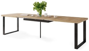 AVELLA Stejar Craft Auriu - MASĂ LOFT PENTRU SALON / DINING EXTENSIBILĂ PÂNĂ LA 3,1 m!