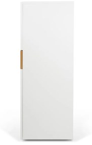 Birou cu dulap Focus White/Oak, 110 x 42 x 109 cm