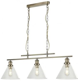 Lustra suspendata design clasic Pyramid alama antique 1277-3AB SRT