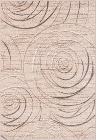 Covor Cu Cercuri Venti Beige Selectează mărime: 133 X 180