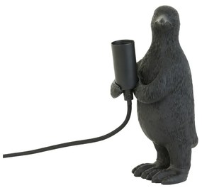 Veioză negru-mat (înălțime 24 cm) Penguin – Light &amp; Living