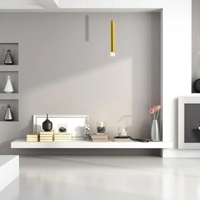 Lustră LED pe cablu GOLDIE 1xLED/5W/230V aurie