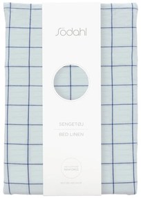 Lenjerie de pat albastru-deschis din bumbac ranforcé pentru pat de o persoană 140x200 cm Vista – Södahl