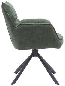 Set de scaune de sufragerie verde 2 buc. tapițat Marilla – Unique Furniture