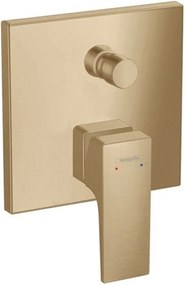 Baterie cada - dus incastrata Hansgrohe Metropol bronz periat