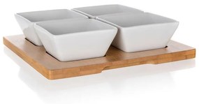 Set boluri de servit Banquet BRILLANTEBamboo, 40 x 9,5 x 4 cm