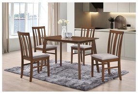 Set mobilier sufragerie Republica (nuc + bej) (pentru 4 persoane). 1116489