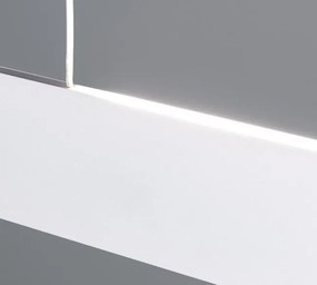Lustra LED suspendata moderna up/down GIDEON alba