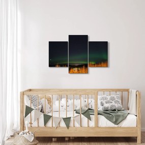 Tablou cu aurora borealis (90x60 cm)