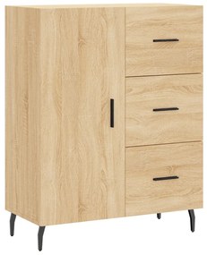 vidaXL Servantă, stejar sonoma, 69,5x34x90 cm, lemn compozit