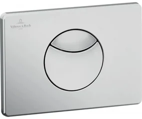 Clapeta actionare rezervor WC incastrat, Villeroy&amp;Boch ViConnect, crom periat, 92248569
