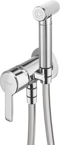 Baterie bideu incastrata cu para de dus culoare crom lucios Deante, Arnika Crom lucios