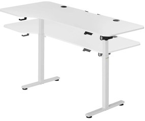 Jusky Masa de birou 160x75cm - alba