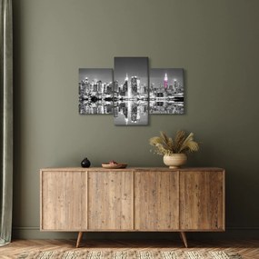 Tablou - New York și zgârie-norii mov (90x60 cm)