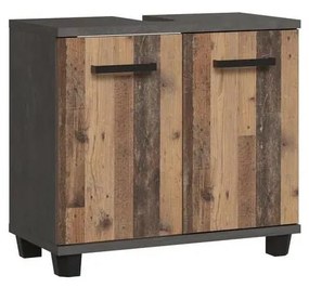 Dulap de baie VENOM, antracit/maro